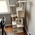 54in Cat Tree Tower Condo Furniture Scratch Post for Kittens Pet House Play BEIG