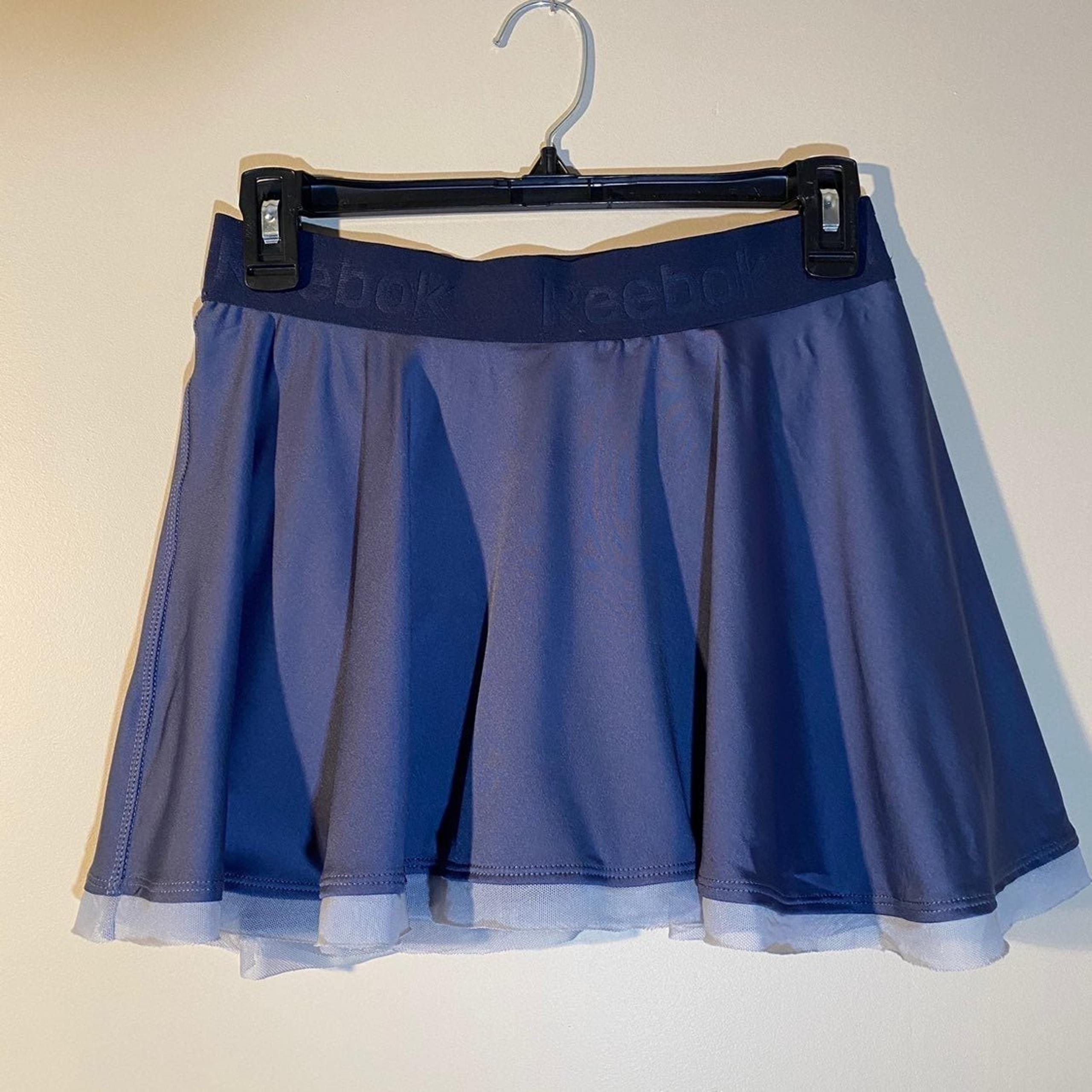 Reebok gym / tennis skirt blue gray Sz S