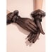 2PCS Pinup Retro Vintage Classy 1950s Black Hat Gloves Accessories Set NEW