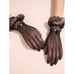 2PCS Pinup Retro Vintage Classy 1950s Black Hat Gloves Accessories Set NEW