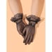 2PCS Pinup Retro Vintage Classy 1950s Black Hat Gloves Accessories Set NEW