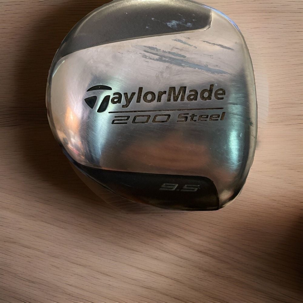 TaylorMade 200 Steel 9.5° Driver Factory Lite S-90 Stiff Graphite Shaft RH
