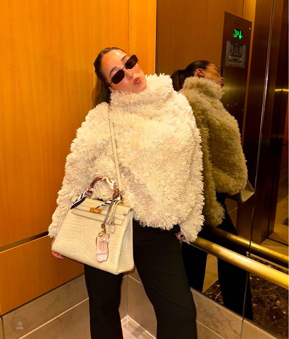 khy×Entire Studios SHAGGY FUR PULLOVER