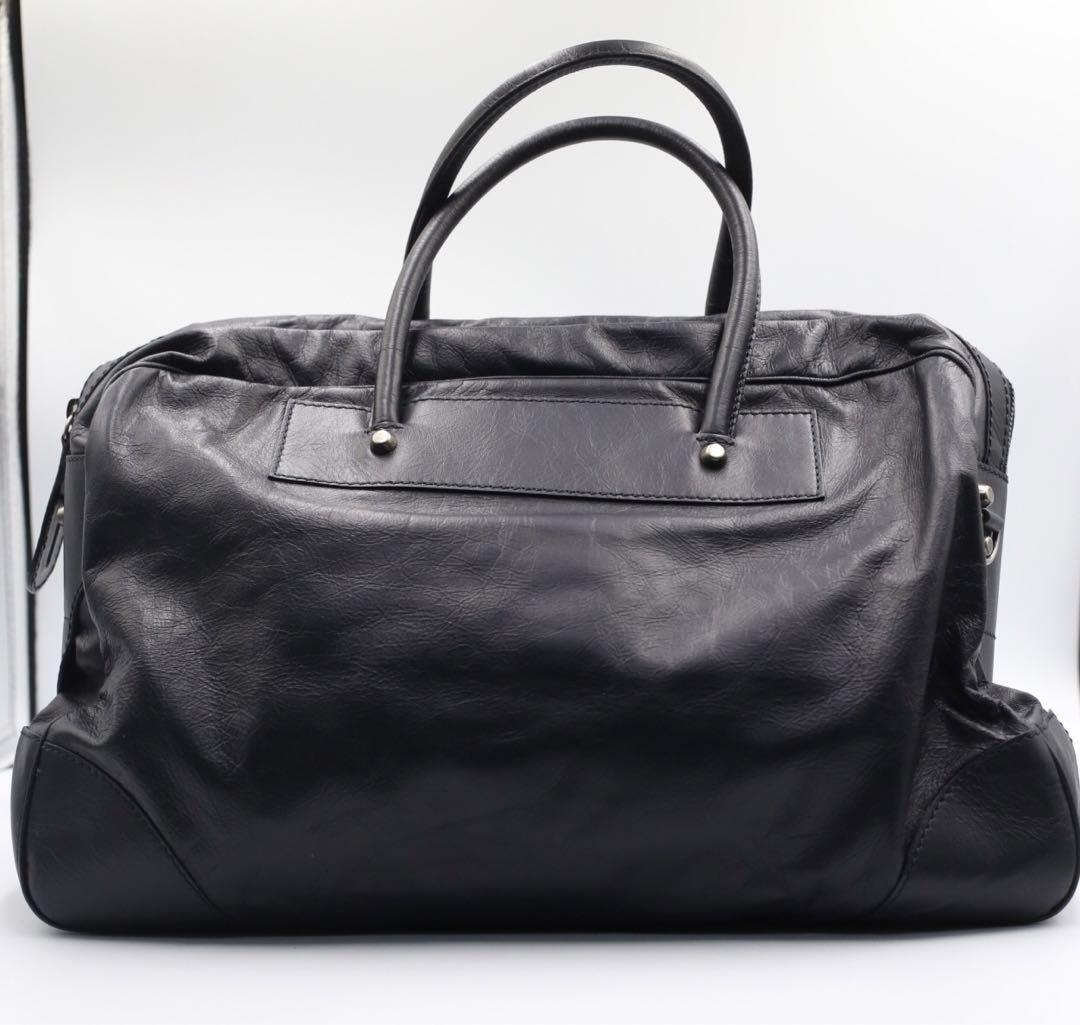 オンラインショップ 00s BALENCIAGA leather Boston bag y2k バッグ