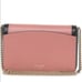 Kate Spade Gentle Panda Crossbody Leather Wallet Bag, Pink/Black, NWT