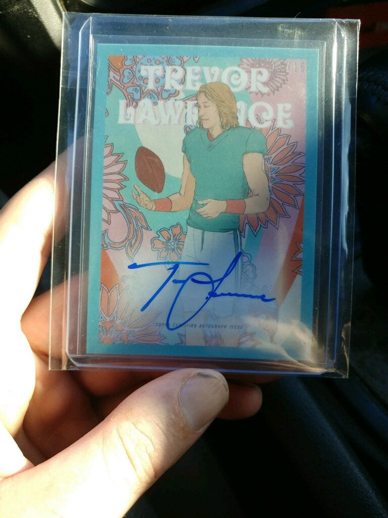 Topps Trevor Lawrence On Card Auto