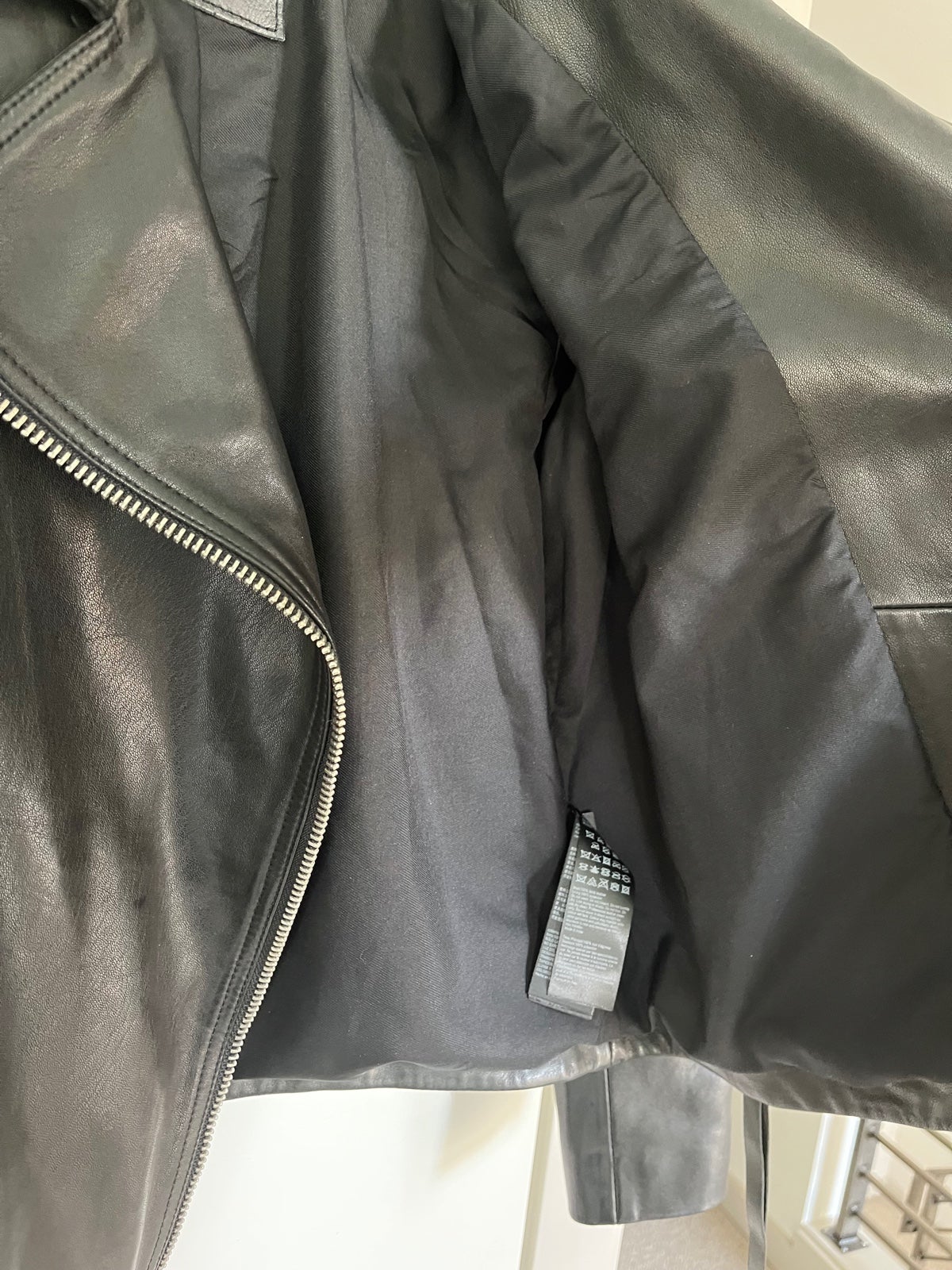 all saints dalby leather biker jacket