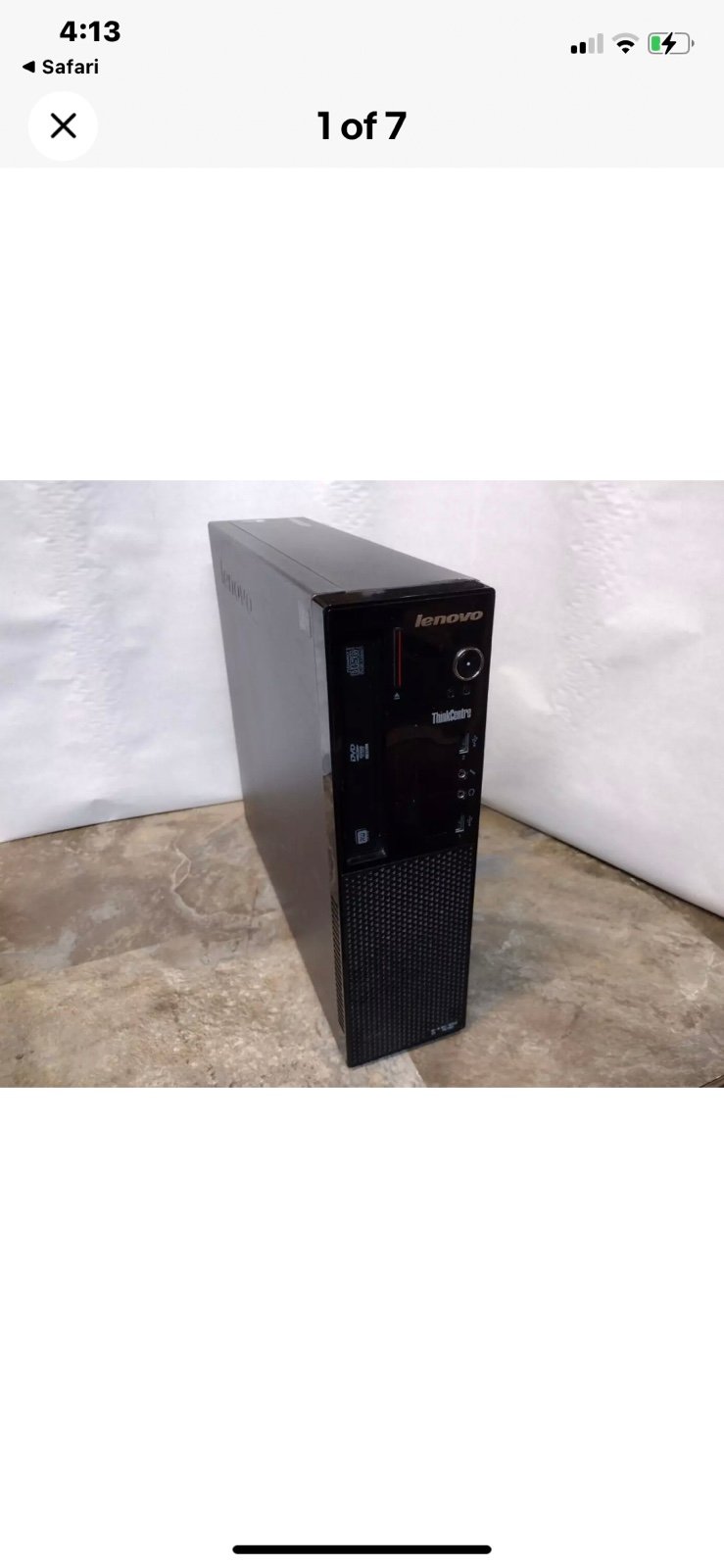 Lenovo ThinkCentre E73 Desktop Intel Core i3 8GB RAM 500GB HDD Windows 10