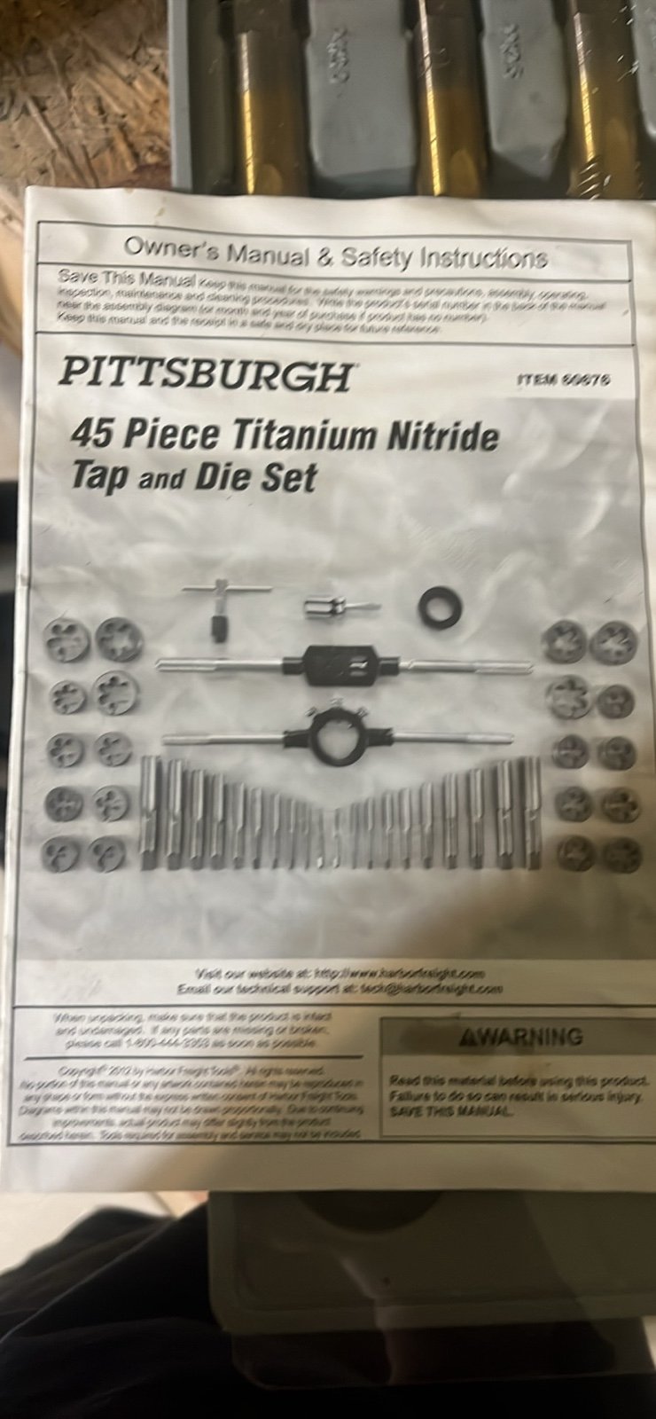tap and die set