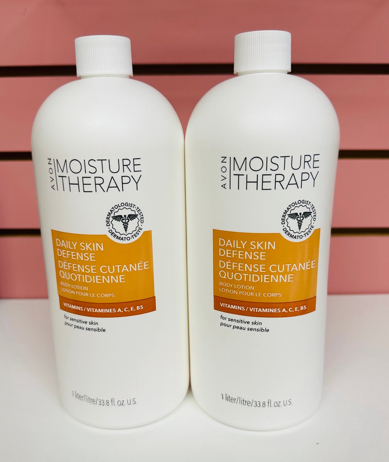 2, Moisture Therapy Bonus-Size Daily Skin Defense Body Lotion
