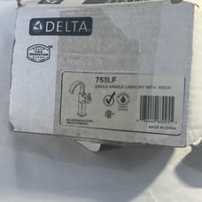 Delta faucet 753LF single handle lavatory with riser