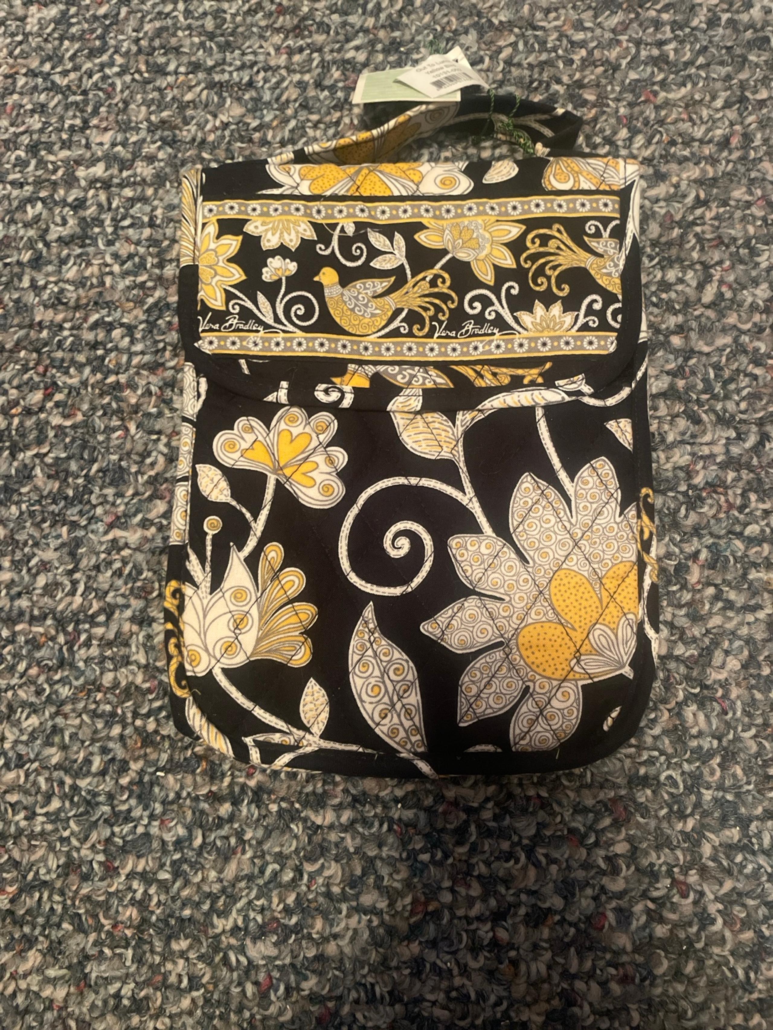 Vera Bradley, yellow bird lunchbox