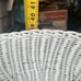 Antique wicker plant stand