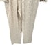 Free People Set The Tone Jumpsuit Eyelet Coveralls Ivory Cream Size US 12