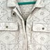 Free People Set The Tone Jumpsuit Eyelet Coveralls Ivory Cream Size US 12