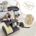 Cat Tree for Indoor Cats, Cute Cat Tree Tower with Sisal Scratching Posts and Pa