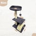 Cat Tree for Indoor Cats, Cute Cat Tree Tower with Sisal Scratching Posts and Pa