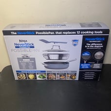 Ninja Foodi NeverStick Premium Set PossiblePan 4qt Sea Salt Grey