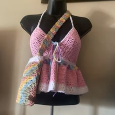Handmade crochet top