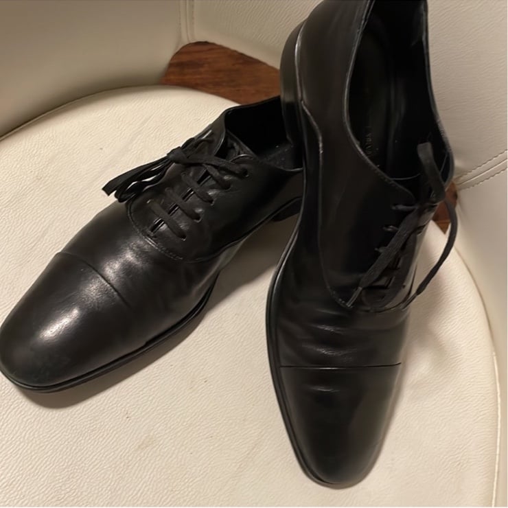 Salvatore Ferragamo loafers mens shoes black size 10B