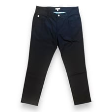 Peter Millar Mens Chino Pants Straight Leg Stretch Flat Front Black Size 35X30