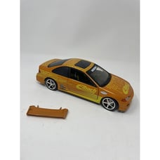 RARE 1995 Honda Civic 1:18 Diecast Car Racing Champions ORANGE READ