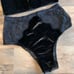 VS Vintage Dream Angels Velvet Bustier Top & High Waisted Velvet Lace Panty