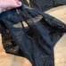 VS Vintage Dream Angels Velvet Bustier Top & High Waisted Velvet Lace Panty