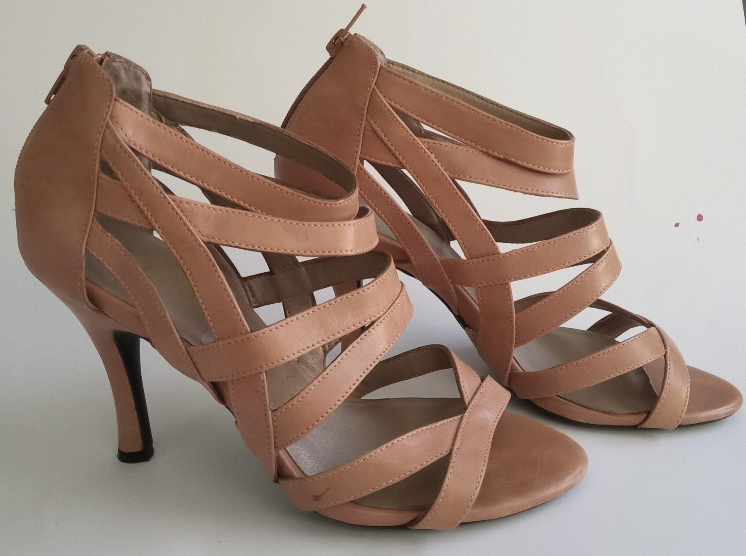 Me Too Jada Women Sz 9 M Tan Pump Leather Shoes