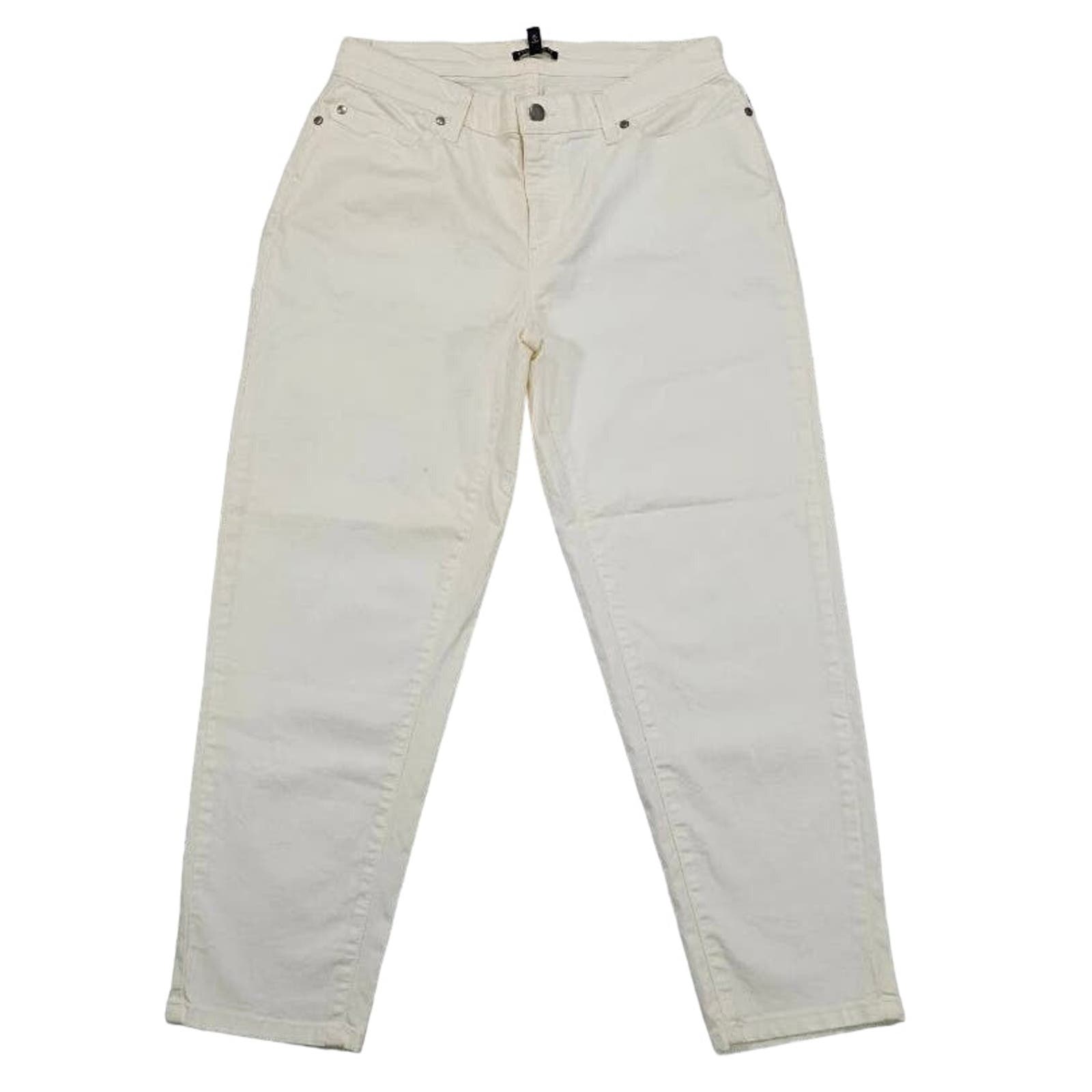 Eileen Fisher Dyed Organic Cotton Stretch Denim Ankle Jeans WOMENS size 16P