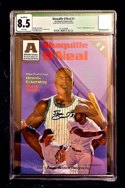 Shaquille O'Neal Issue #1 His Comic Signed by Shaq 04/93 CGC 8.5