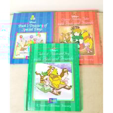 Winnie The Pooh Books Holiday Tales Friends Christmas Treasury 1999 2000 x3 Vtg