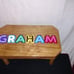 Personalized Children's letter stool