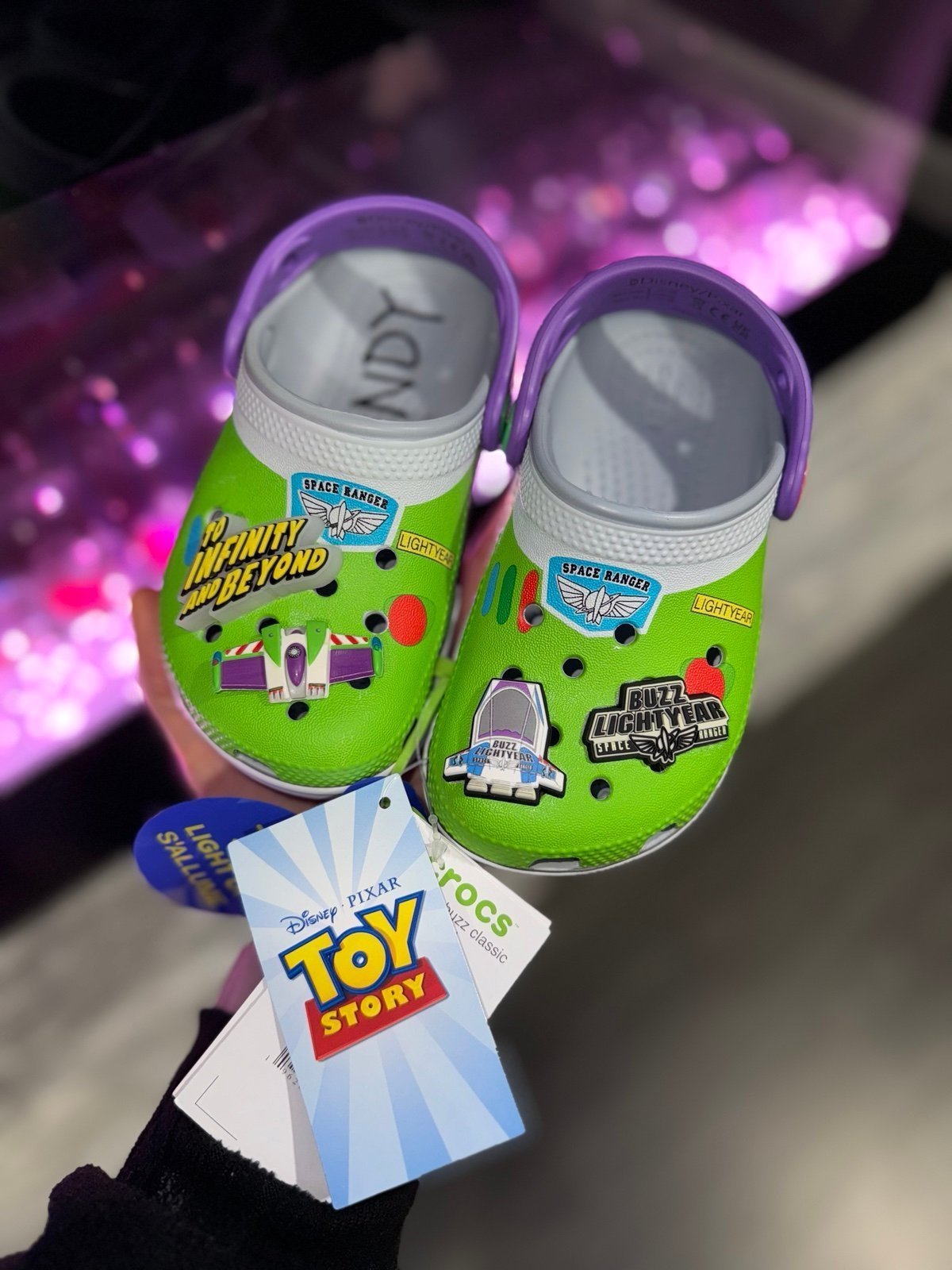 Toy Story buzz lightyear crocs 5c