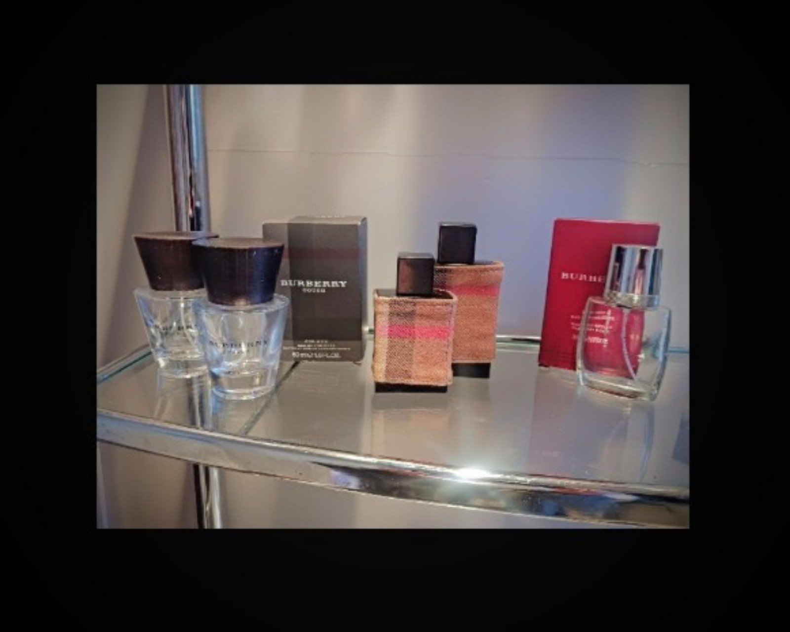 Assorted Burberry Colognes 5 EMPTY BOTTLES