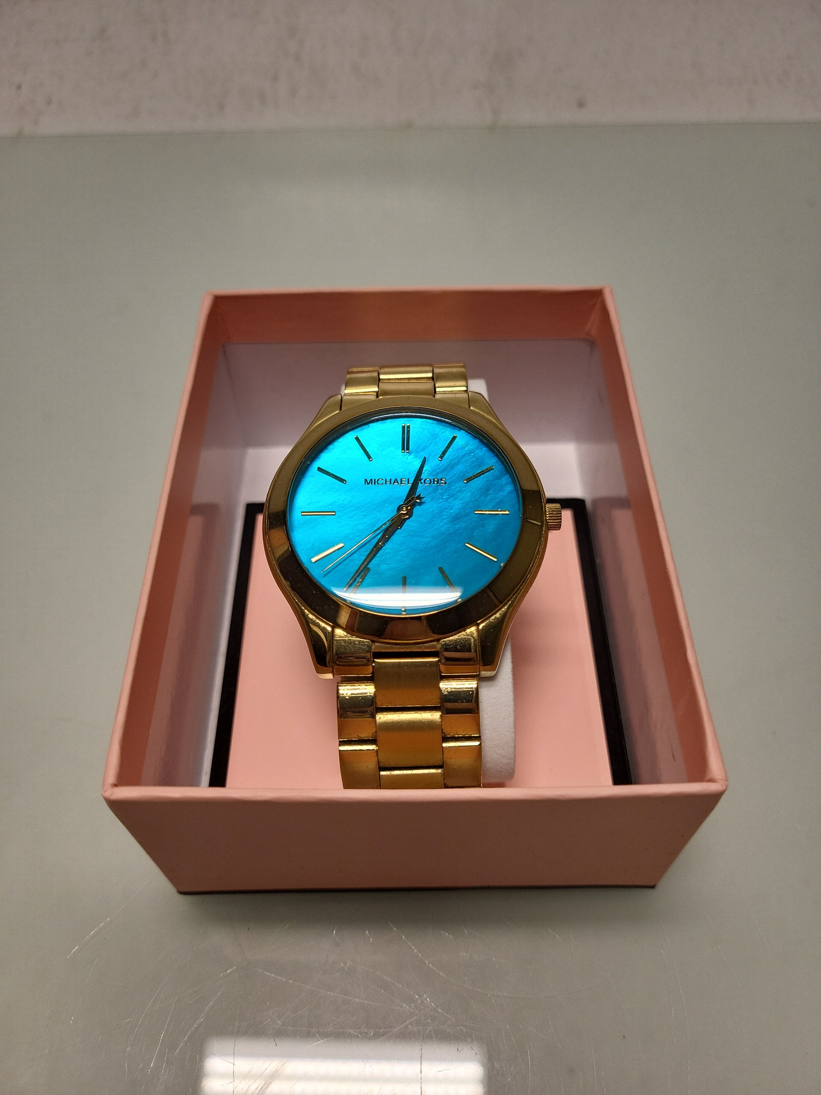 Michael Kors MK-3492 Lennox Gold-Tone Women's Watch B28