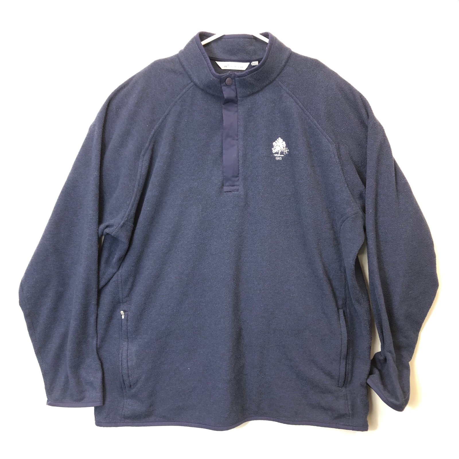 Peter Millar Cloudglow Crown Micro Fleece Pullover Men’s XXL 1/4 zip MGCC 1915