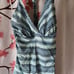 NWT New With Tags H&M Blue Stripe Halter Top Size XSmall