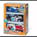 DRIVEN by Battat Small Toy Emergency Vehicle Set Micro Rescue Fleet - 3 pk