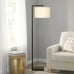 Contemporary Metal 62in Floor Lamp with on/off Foot Switch