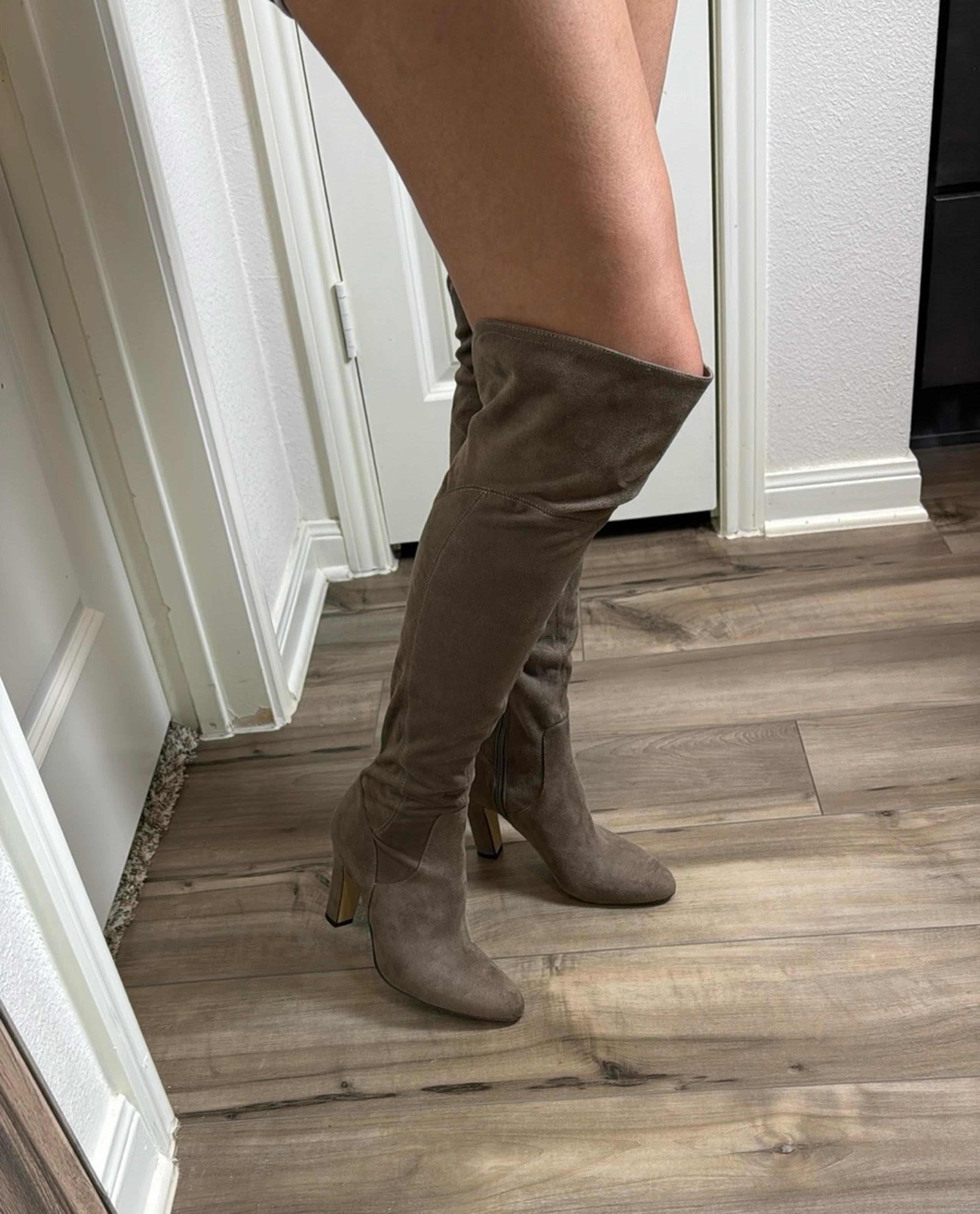 Ivanka Trump Brown Over the Knee Boots with High Heel