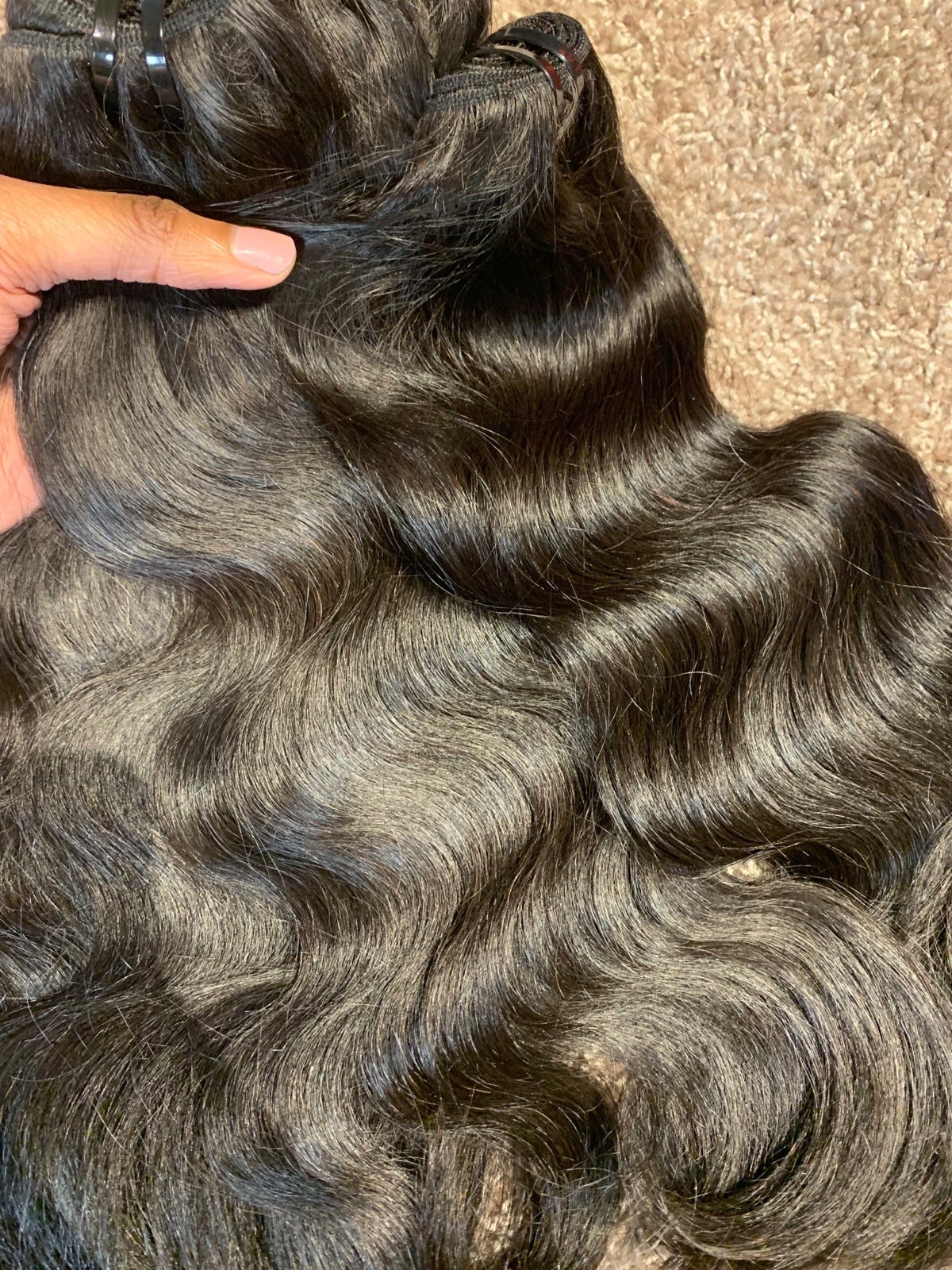 Raw human hair (SINGLE BUNDLE)