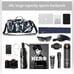 40L Gym Sport Bag Backpack Duffle Bag Weekender Bag Water-resistant Travel-White