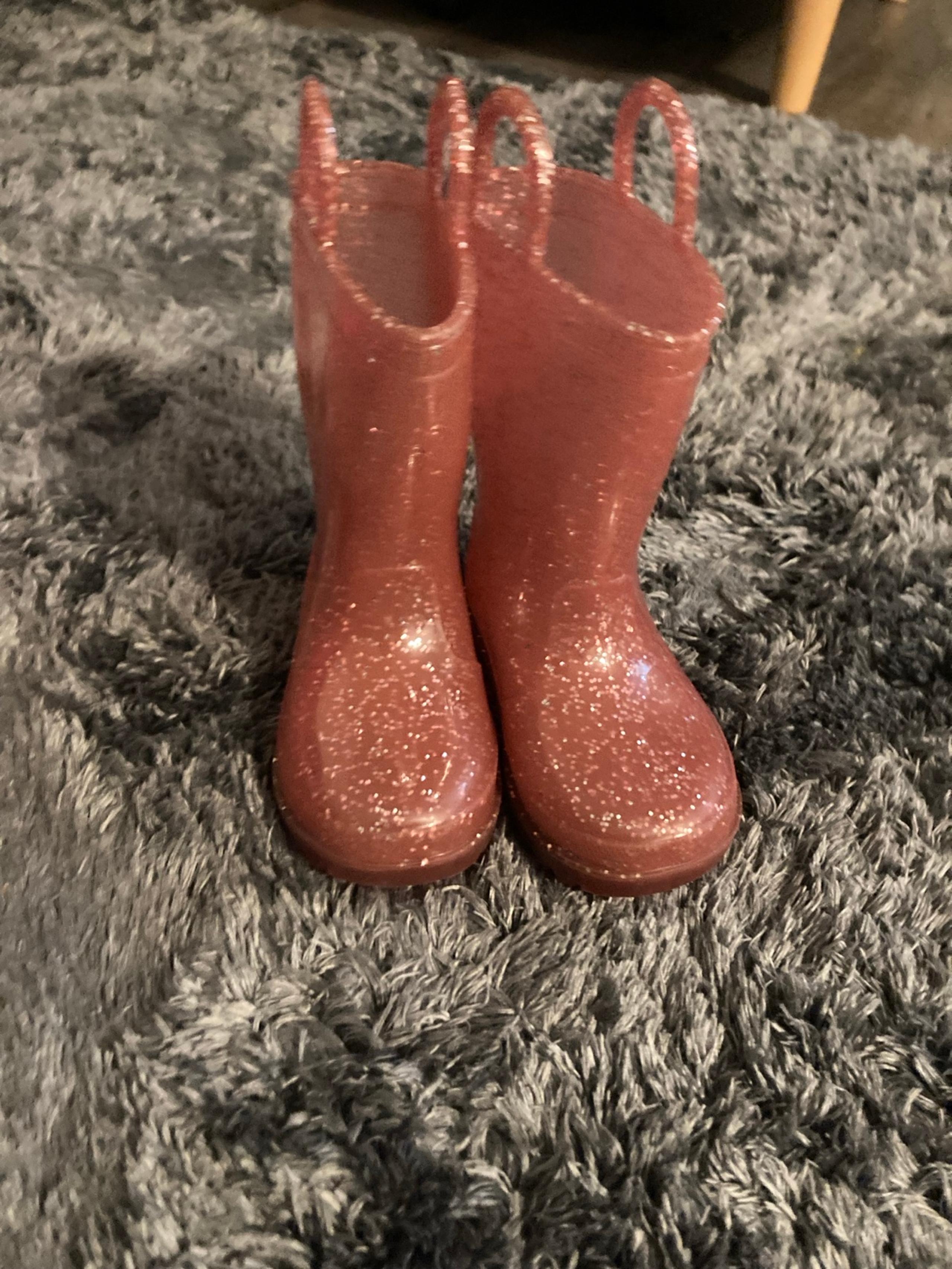 Zoogs Sparkly Rain Boots Toddler Size 5