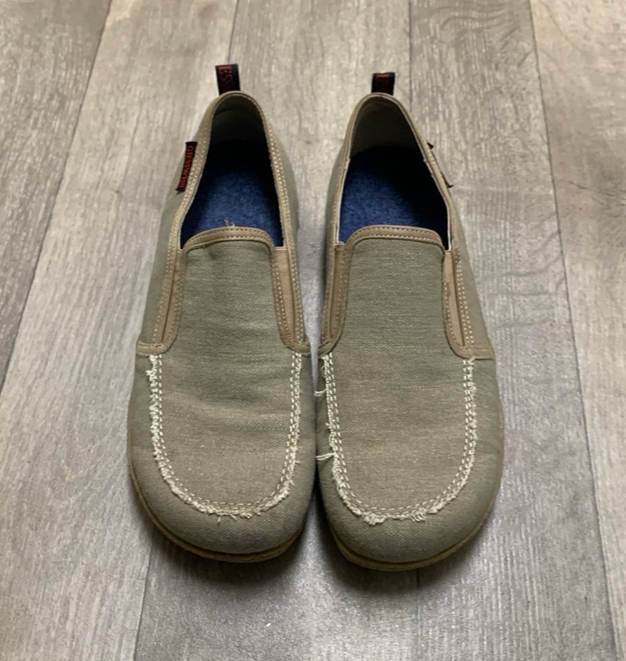 Mens Giesswien Alpen Moccasin Canvas Slip On Shoes