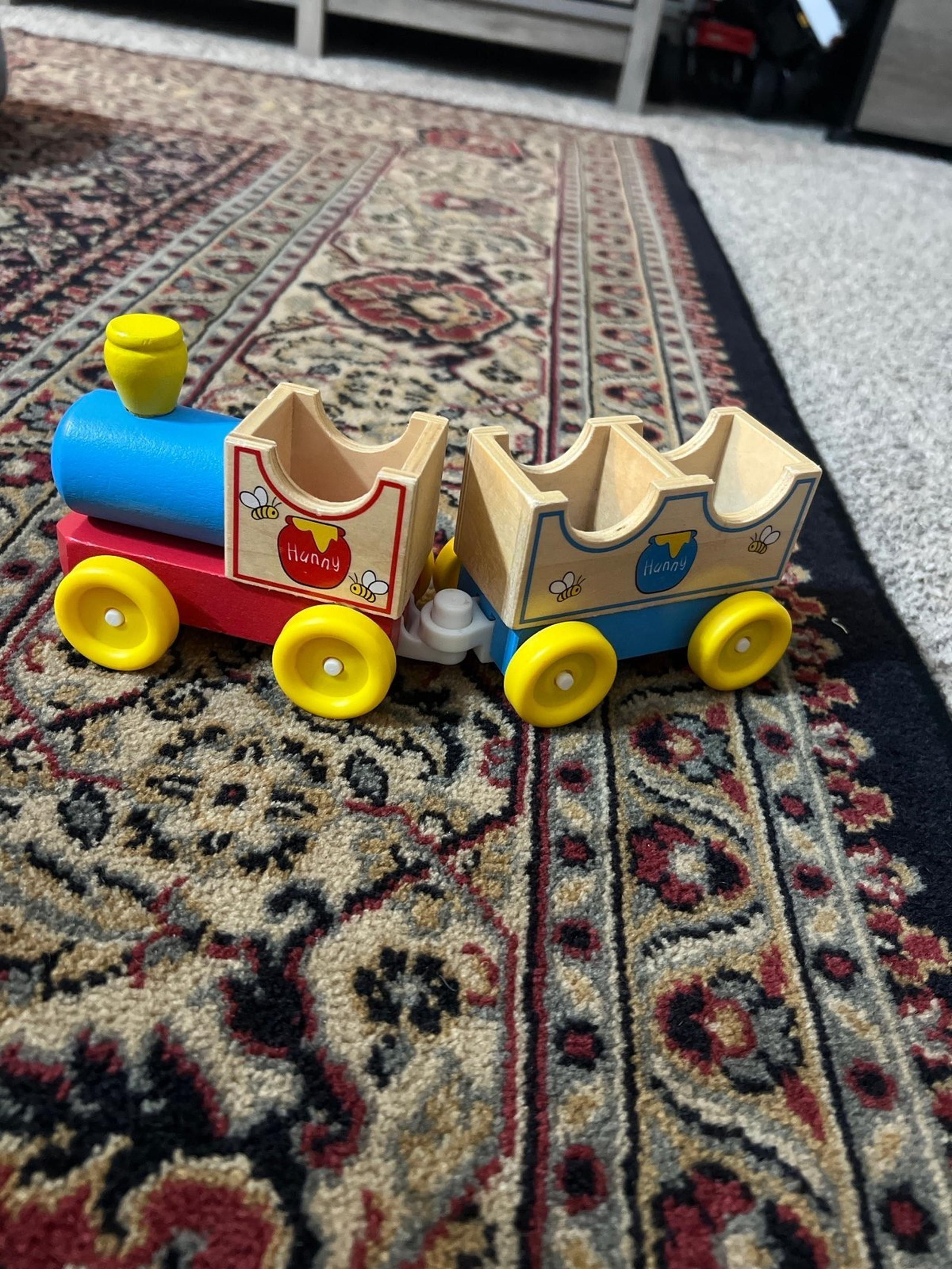 Melissa & Doug Disney Winnie the Pooh All Aboard Wood Train Car