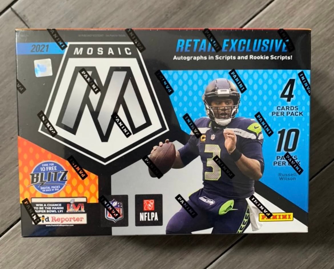 2021 Panini Mosaic NFL Football Mega Box