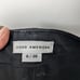 Good american good legs straight black leather coated pants organic cotton