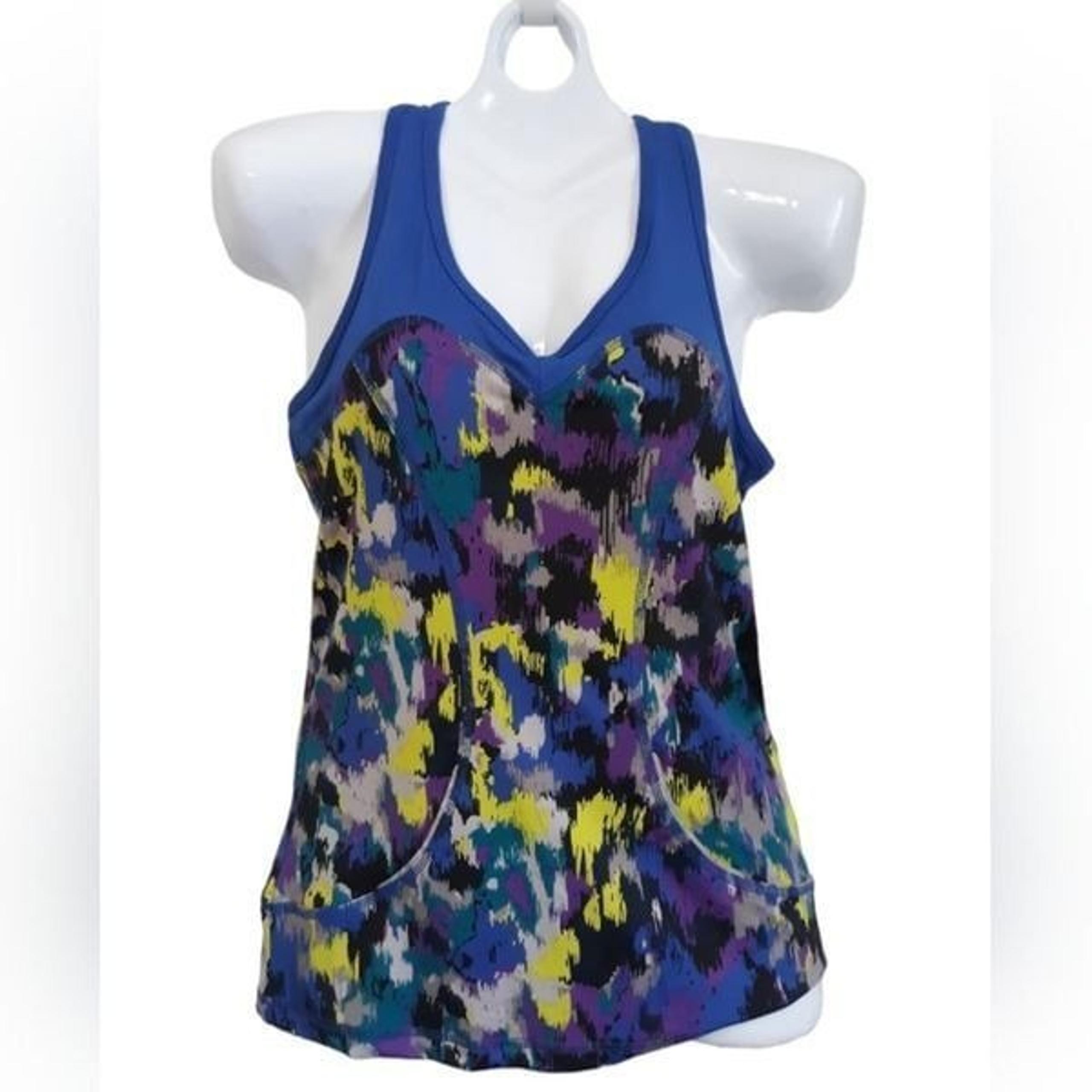Tek Gear Women's Moisture Wicking Athletic Tank Top Royal Blue Size Med NWT