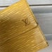 LOUIS VUITTON International Trifold Long Wallet Epi Leather Yellow